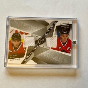 2008-09 SPX Winning Combos Jersey Patrick Kane & Jonathan Toews